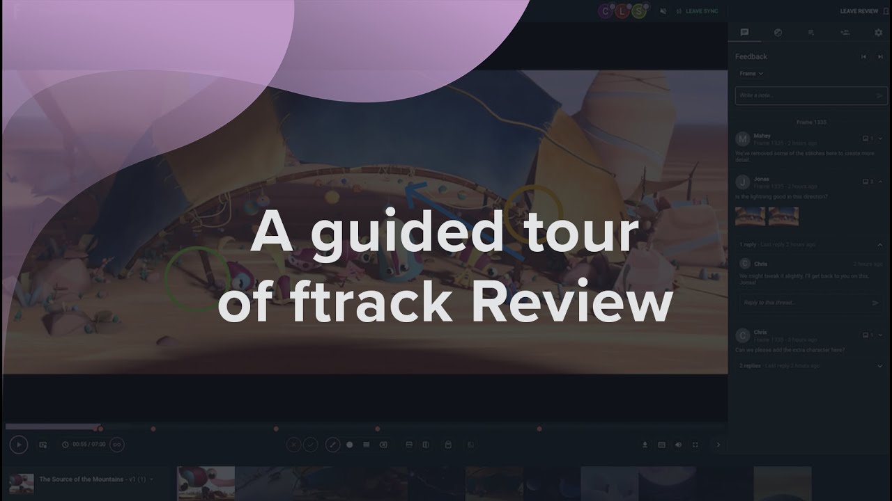 A guided tour of ftrack Review