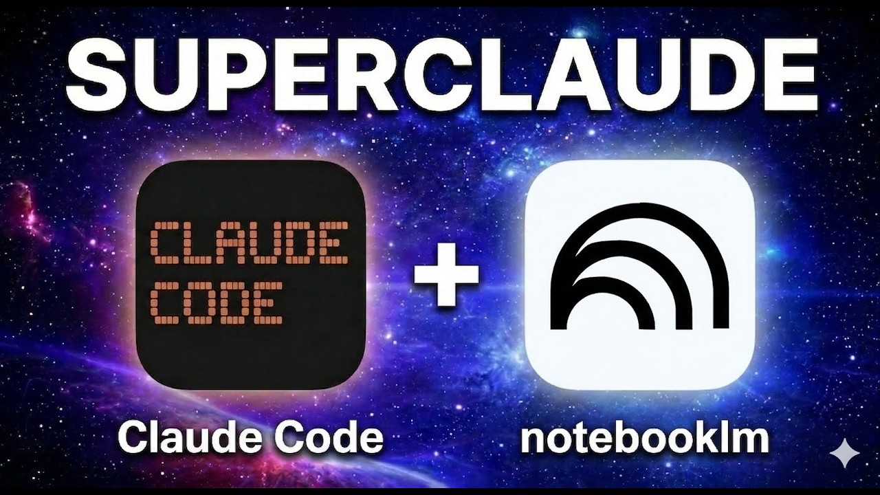 Claude Code + NotebookLM = SUPERCLAUDE - YouTube