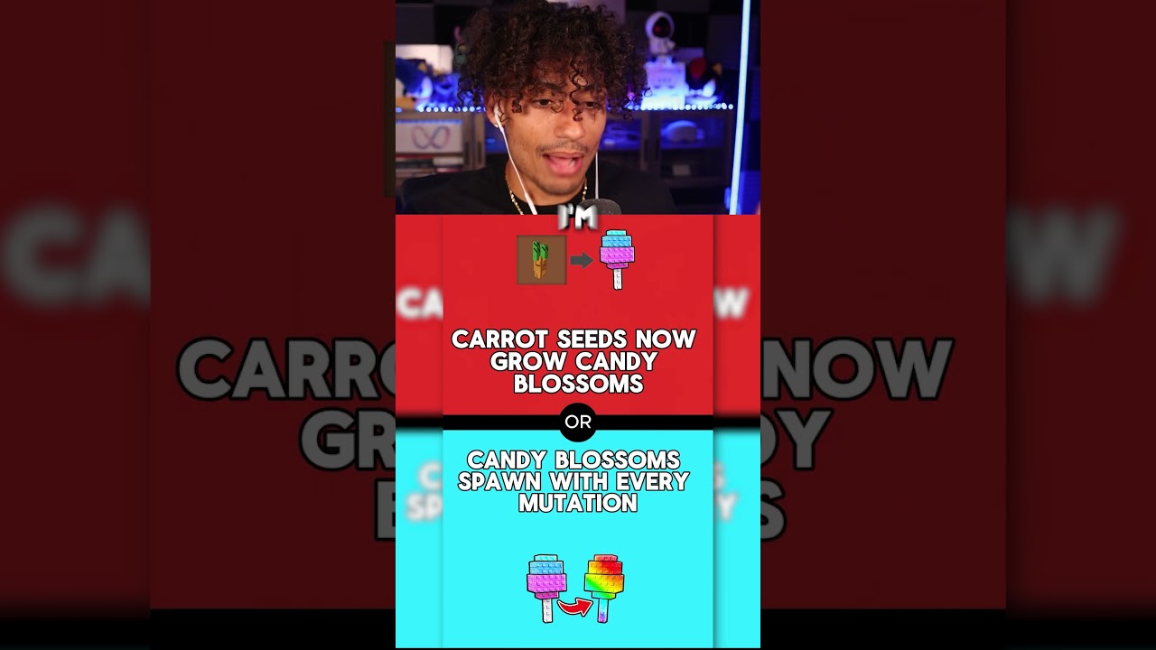 Would You Rather In Grow A Garden #shorts #roblox #viralvideo