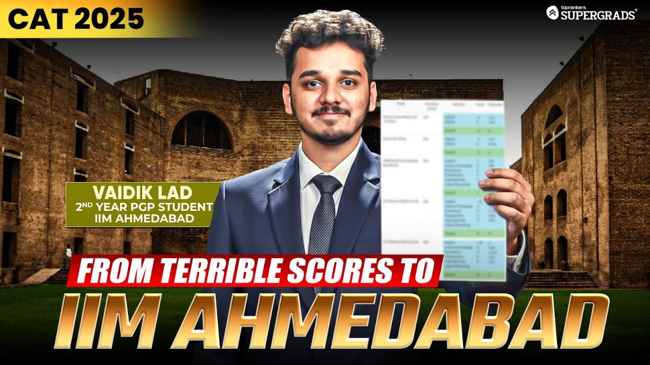 How I Went from BAD Mock Scores to IIM Ahmedabad | CAT 2025