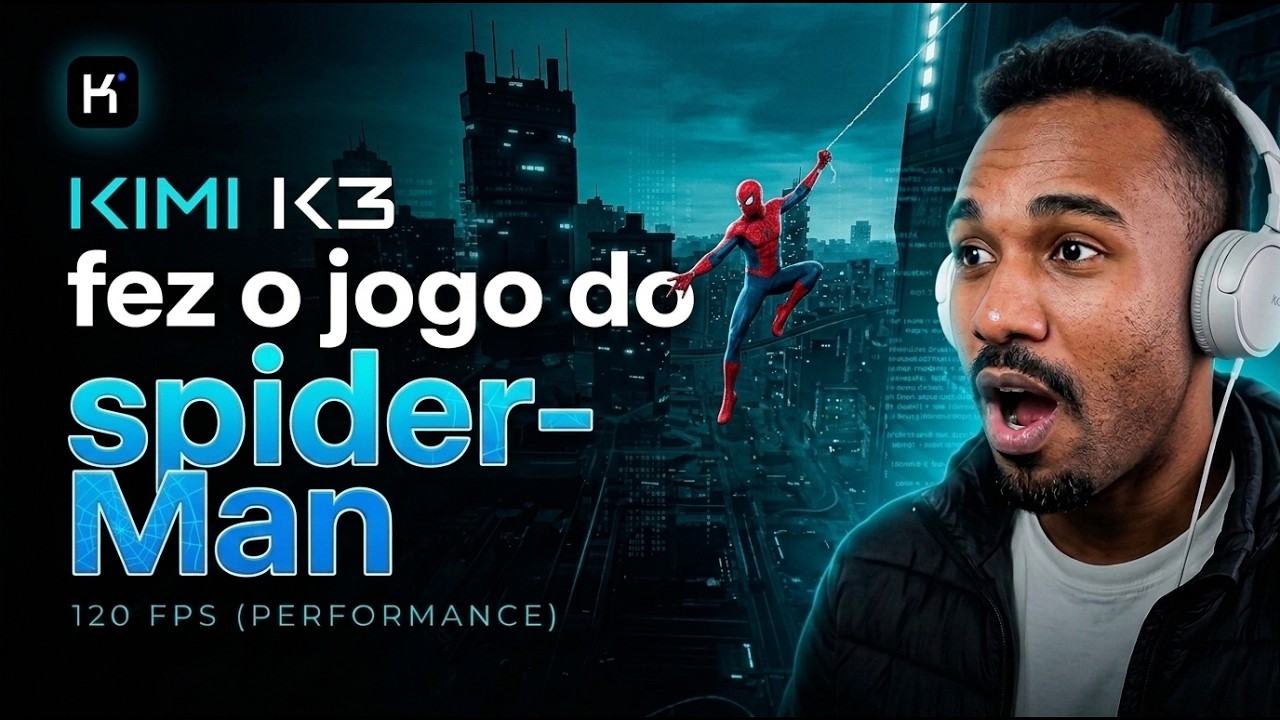 KIMI K3: CRIOU O JOGO DO SPIDER MAN EM 3D