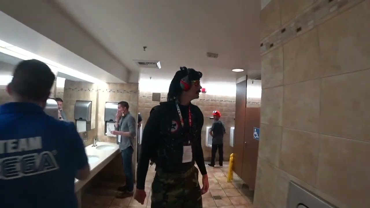 Dr. Disrespect Streams Inside E3 Bathroom, banned from Twitch! (Watch At Your Own Risk)