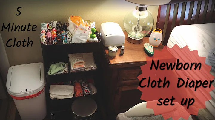 Newborn Cloth Diaper Changing Setup