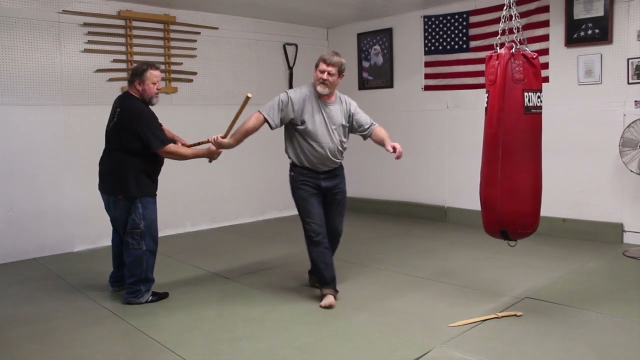 MiraRada Escrima X basic lesson with Forrest pt 7 #7 defense against angle 1 feed