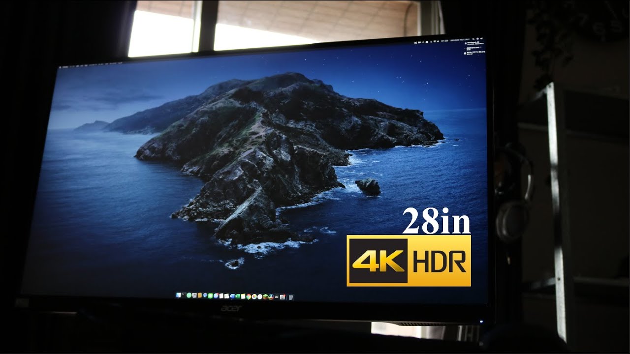 念願の4Kディスプレイを導入！ [acer VG280 Kbmiipx] - YouTube