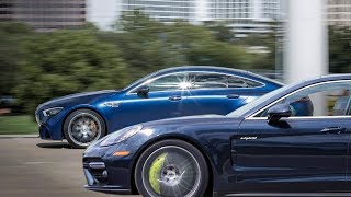 2019 mercedes-amg gt 63 s coupe vs. 2018 porsche panamera turbo
e-hybrid
