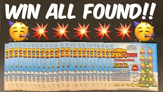 20X The Cash Holiday Edition | Profit💥 | ⚠️Win All Found⚠️ | $50 in Florida Lottery Scratch offs!!