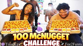 Do NOT Try This… 100 McNugget Speed Challenge Gone Wrong