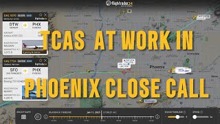 Tcas At Work In Close Call In Phoenix