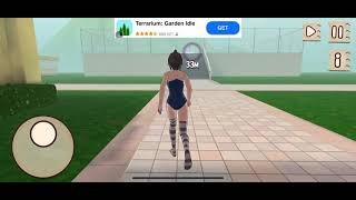Anime High School Girl Life 3D Level 12 Swimming! screenshot 4