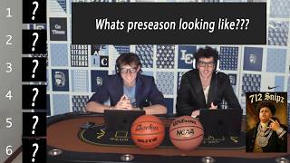 712 Snipz Preseason Rankings!!!