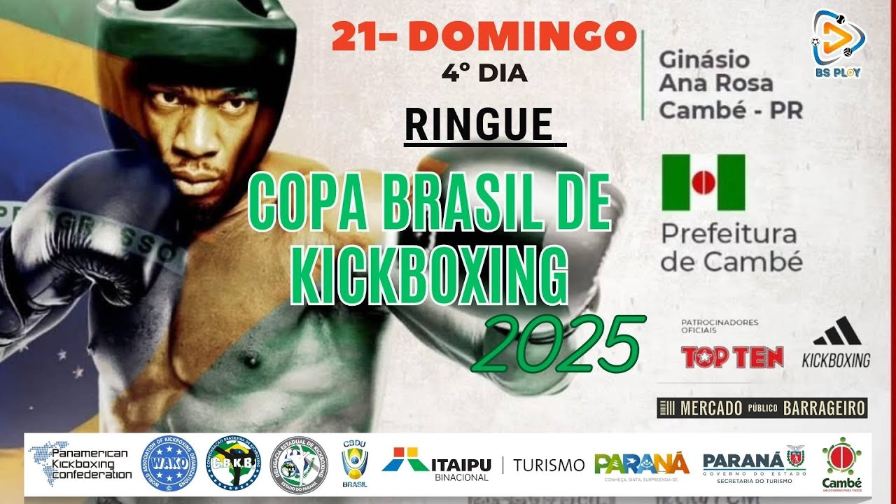 RINGUE -  COPA BRASIL  DE  KICKBOXING - DIA 21 - DOMINGO  RINGUE
