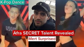 Afra Saraçoğlu Secret K-Pop Dance Talent Revealed Mert Surprised