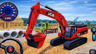 Heavy Excavator Building Railway Bridge | Construction Simulator Game