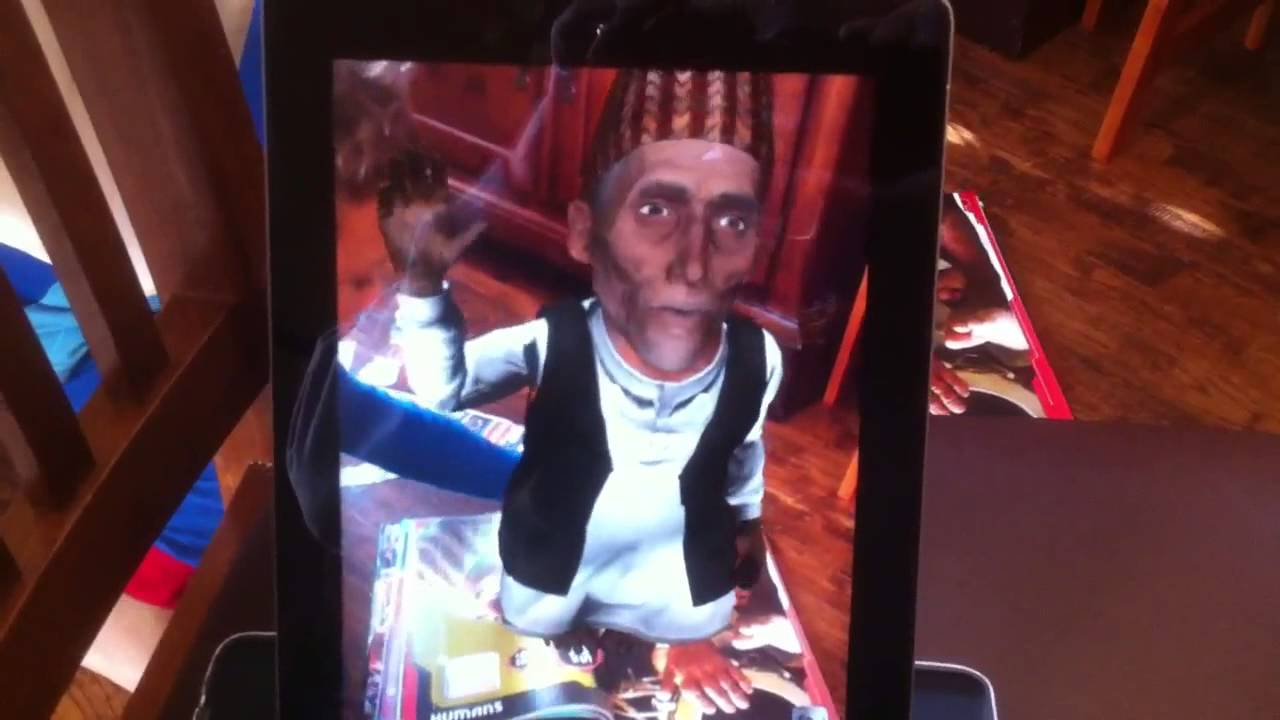 Augmented reality demonstration YouTube
