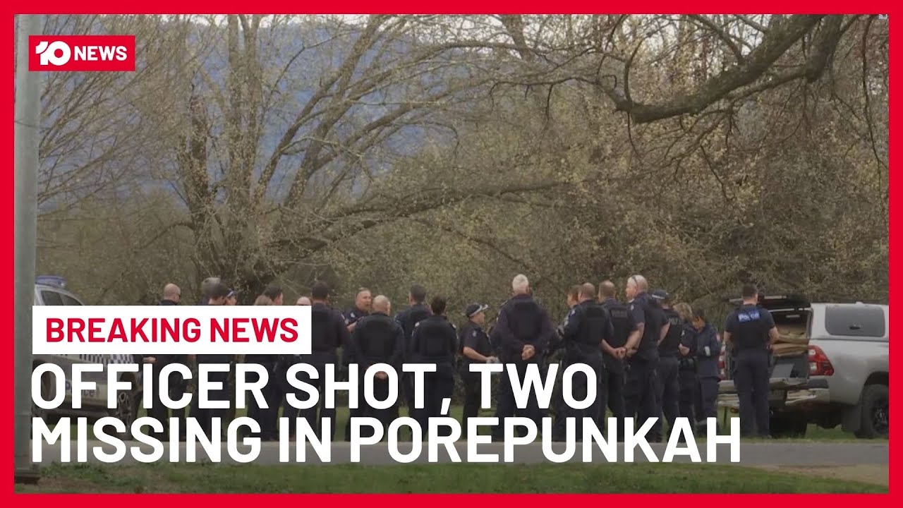 Police Officer Shot, Two Missing In Porepunkah Warrant Operation | 10 News