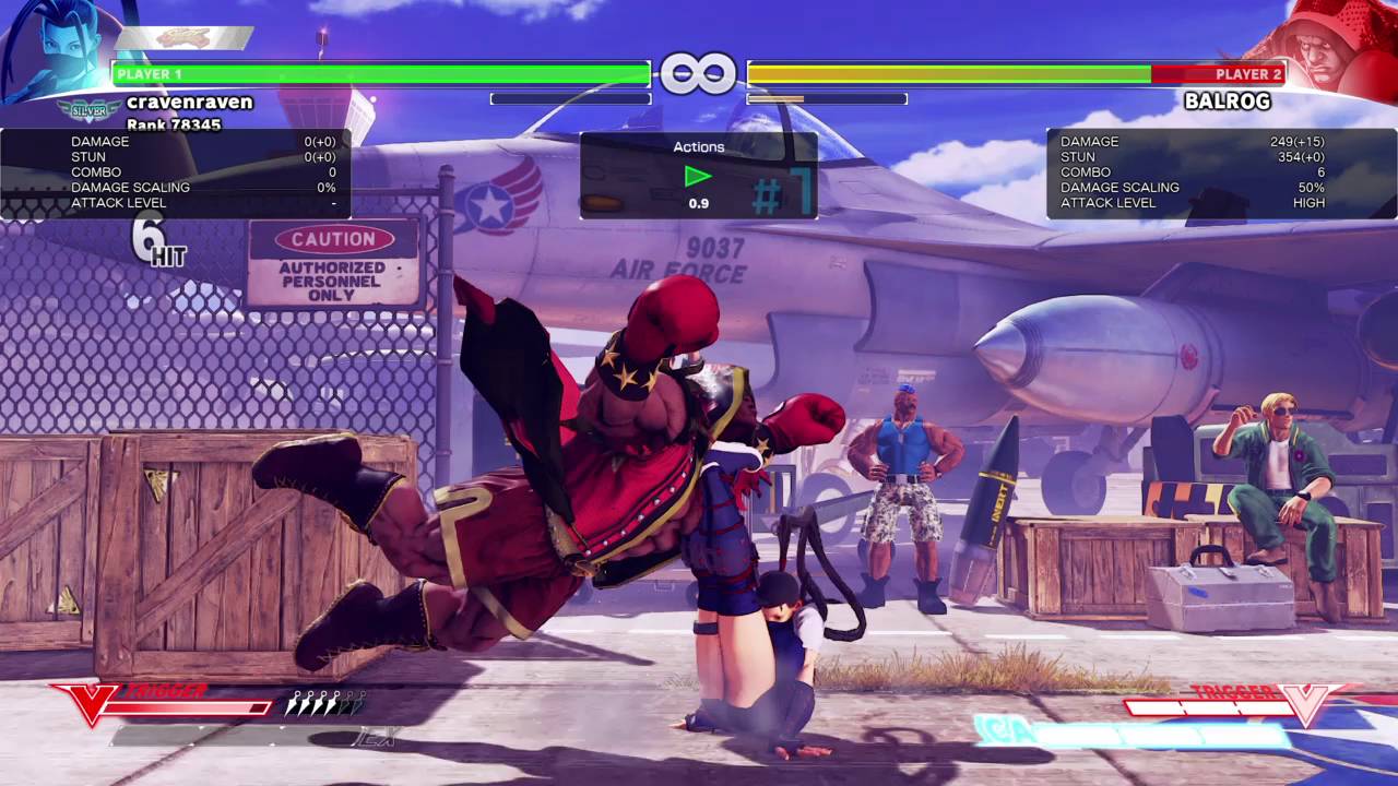 STREET FIGHTER V Ibuki anti-air vtrigger combo my tech copyright