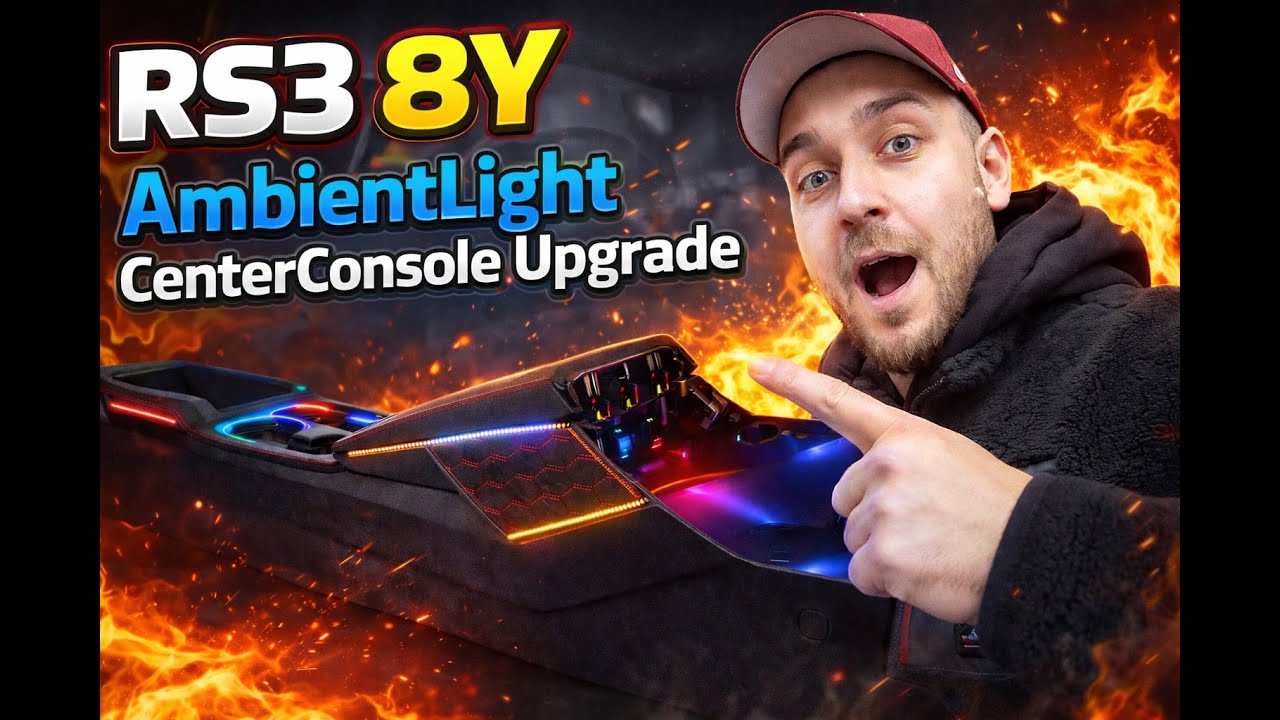Audi RS3 8Y Plug&Play Ambient Light Facelift Center Console Upgrade