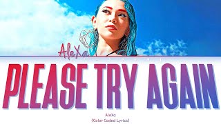 Alexa Please Try Again Color Coded Lyrics Lyrics Eng가사