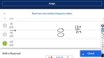 Read two way relative frequency tables : Khan Academy