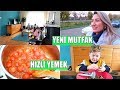 TEYZEMİN YENİ MUTFAĞI, 10 DAKİKADA AKŞAM YEMEĞİ, YİNE ÇOK BİLMİŞLİK YAPIYORUM