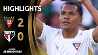 LDU QUITO X SÃO PAULO | MELHORES MOMENTOS | CONMEBOL LIBERTADORES 2025