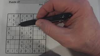 SudokuPrimer 55 - solving single cells & row, column, square completion