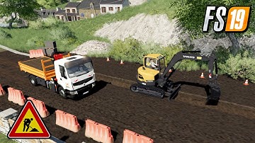 FS19 VOLVO ECR-88D PUBLIC WORKS ROLEPLAY LES PETITES COLLINES TP MAP FARMING SIMULATOR 19