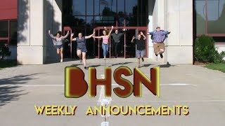 Video Announcements Oct  29, 2018