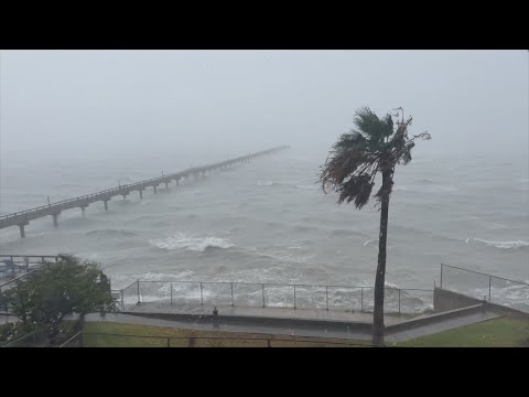 Rainfall totals for areas affected by Tropical Storm Harold - YouTube