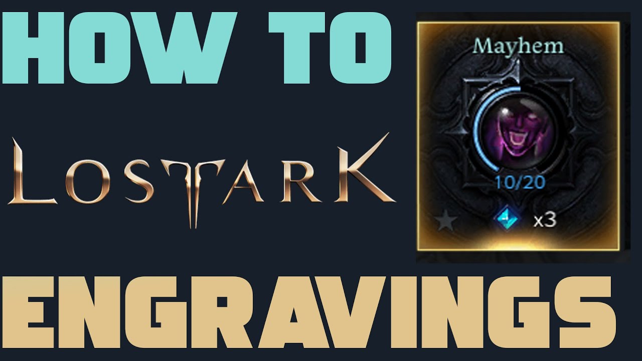 How To Get Class Engravings Early | Lost Ark - YouTube