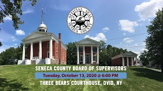Seneca County Board of Supervisors October Meeting .::. FingerLakes1.com 10/13/20