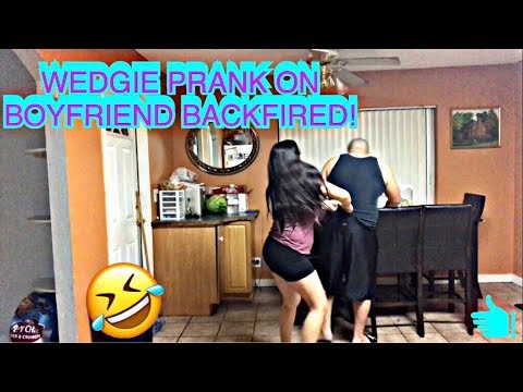Boyfriend Gives Girlfriend A Wedgie Boyfriend Gives Girlfriend A Wedgie