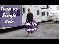 Twin axle caravan or single axle caravan, what's the difference?