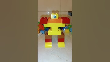 How to Make a Robot Lego Puzzle tutorial DIY relaxation Asrm building blocks #viralshorts #asrm