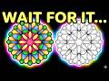 Watch This Mandala UNCOLOR Itself 😮