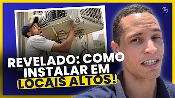 Como instalar ar condicionado em altura?