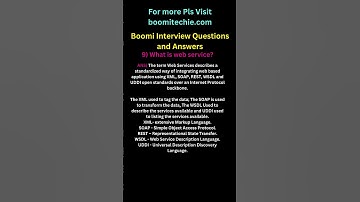 Boomi Interview Q&A ,9 #boomi #mulesoft #workato #webmethods #tibco #microsoft #ibm #salesforce
