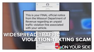 Widespread traffic violation texting scam has law enforcement on high alert