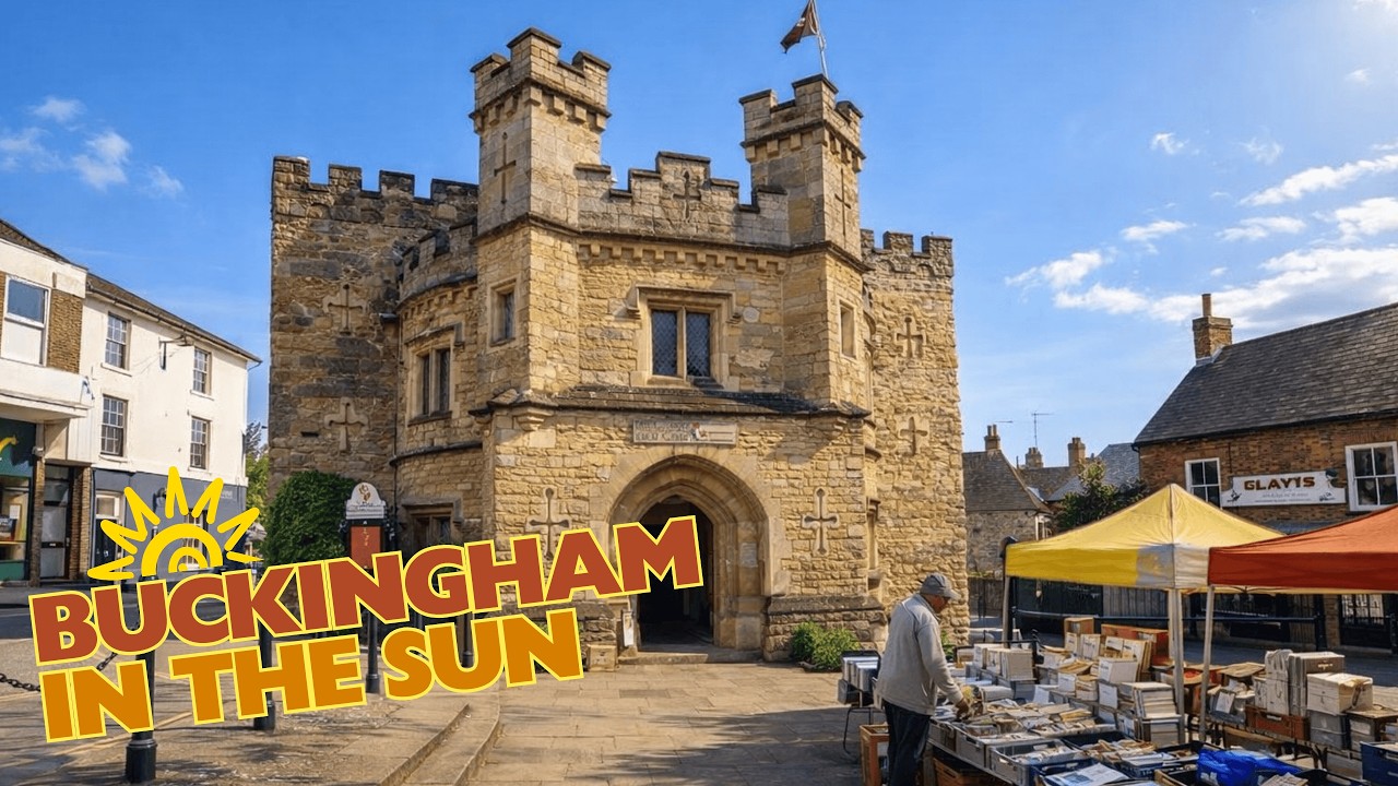 Sunshine, Market and Music! | Buckingham Town Walk