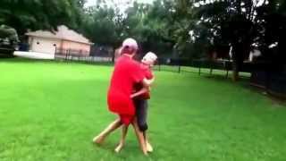 Slow Motion Tackle