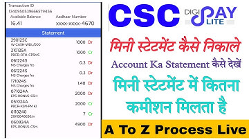 digipay light se mini statement kaise nikale | Digipay Light mini statement मैं कितना कमीशन मिलता है