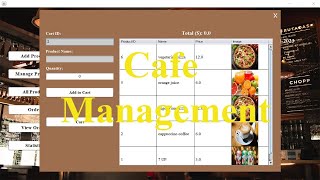 Cafe Management System  | Part-1 | NetBeans & MySQL Workbench screenshot 3