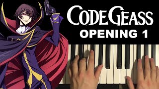 How To Play - Code Geass Opening 1 (Piano Tutorial Lesson) | COLORS