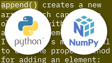 Add single element to array in numpy
