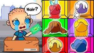 Rapunzel Mother and Daughter But Bald Sister Hates Me | Princess In Avatar World | Toca Boca