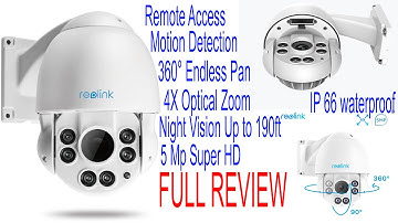 Reolink RLC 423 5MP High Speed PTZ for 360° FULL REVIEW