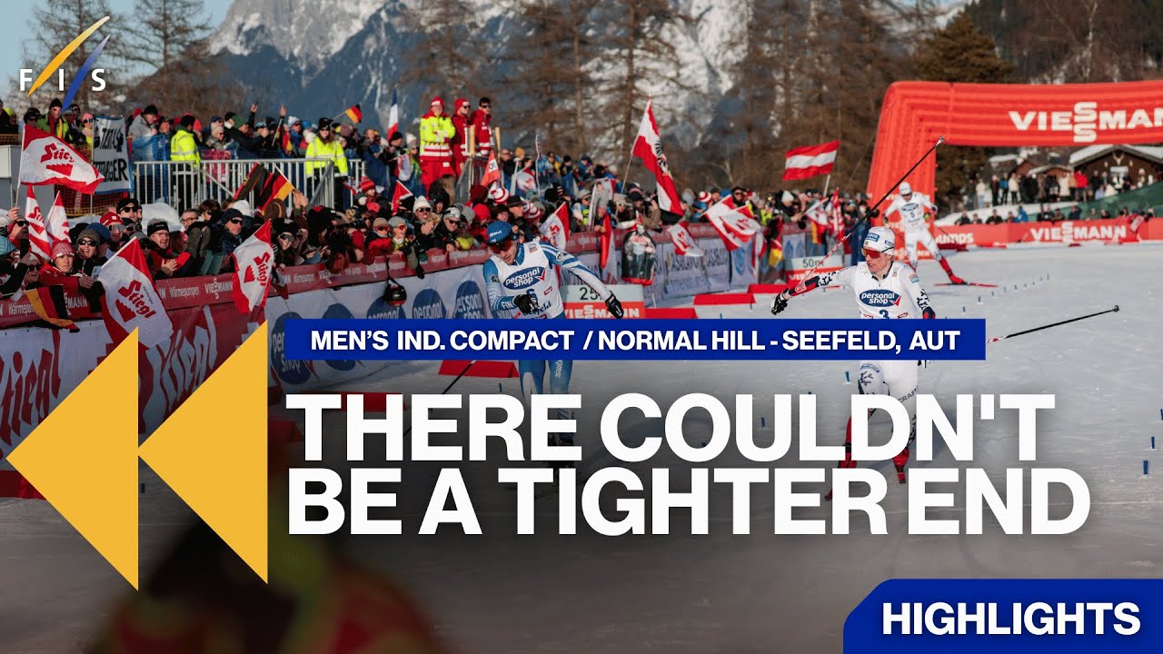 THERE COULDN'T BE A TIGHTER END | Highlights | FIS Nordic Combined