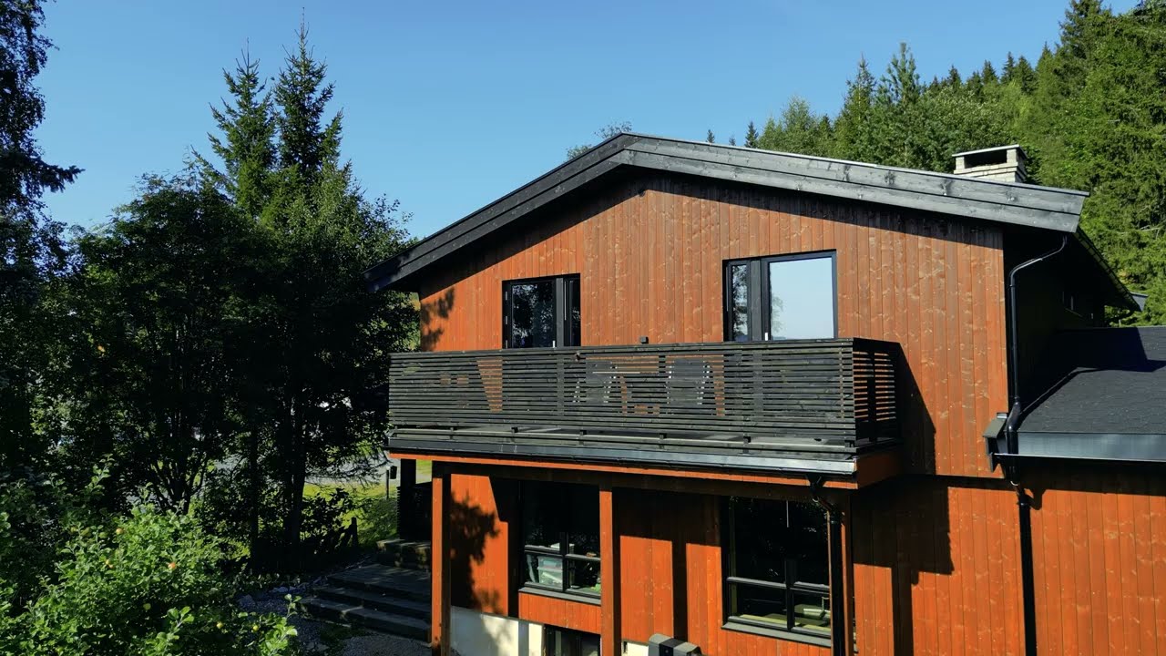 Moderne Enebolig På Toppen Av Lillehammer