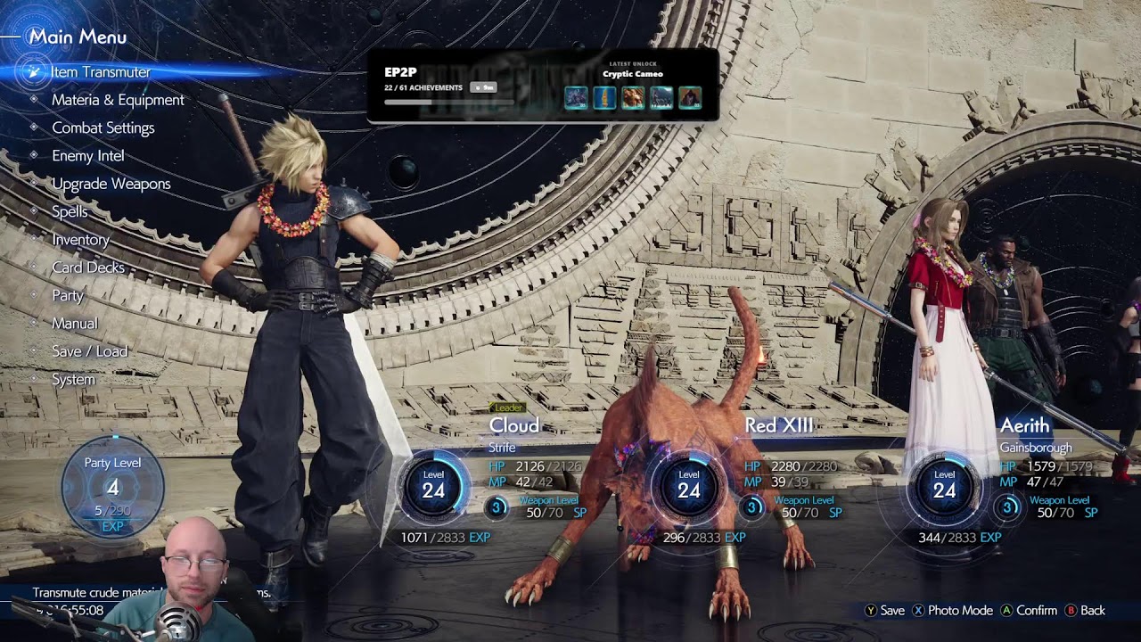 FFVII Rebirth: JENOVA Boss Fight on the Shinra-8! (Chapter 5) + StreamTracker Dev